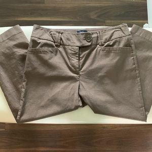Beige tan color capri length ladies pants